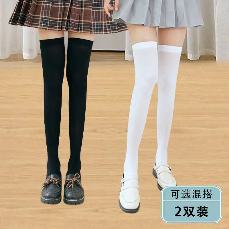 ☁️薄款过膝袜！女童也能穿出少女感