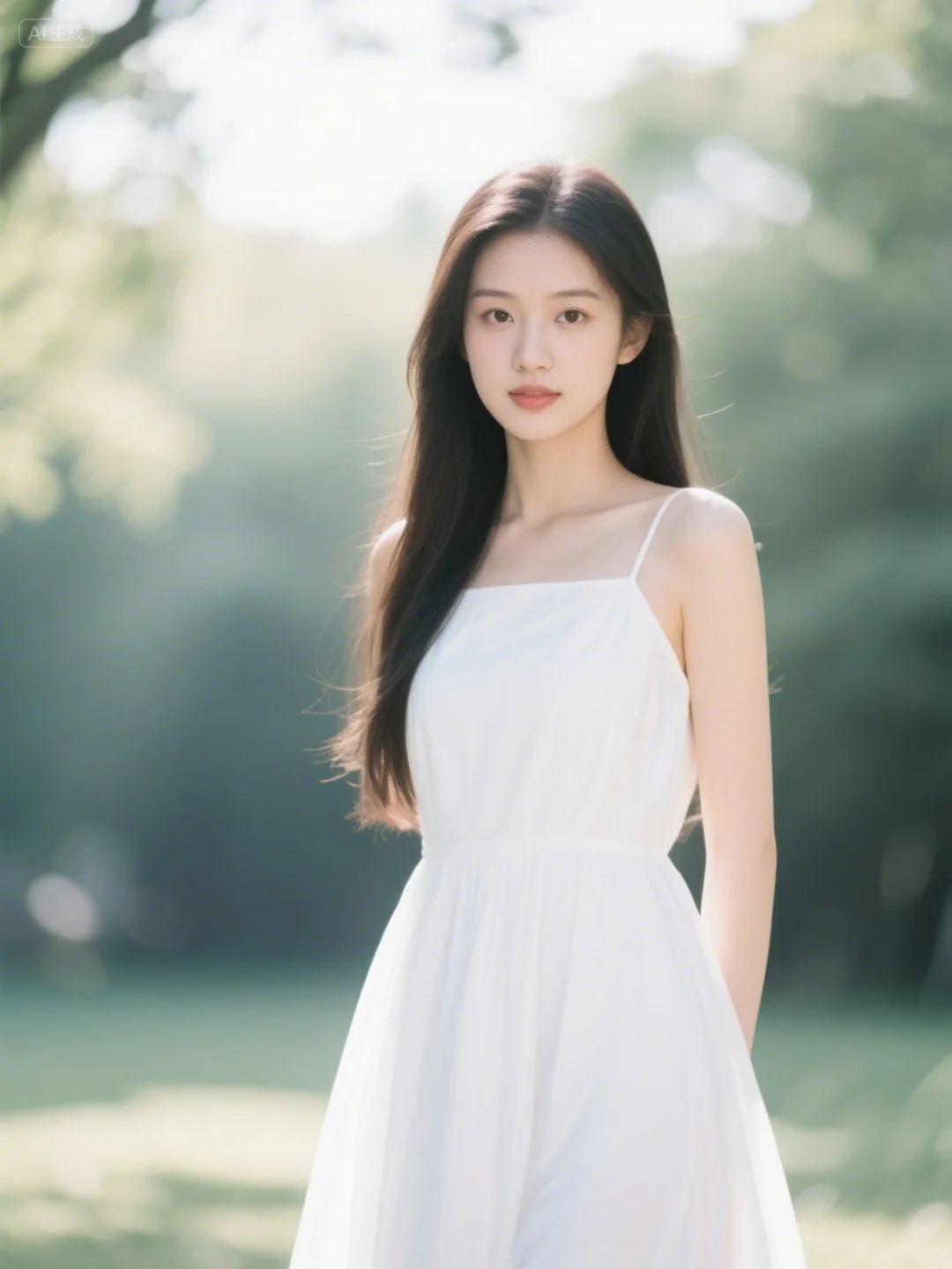 清纯甜美女生～白月光