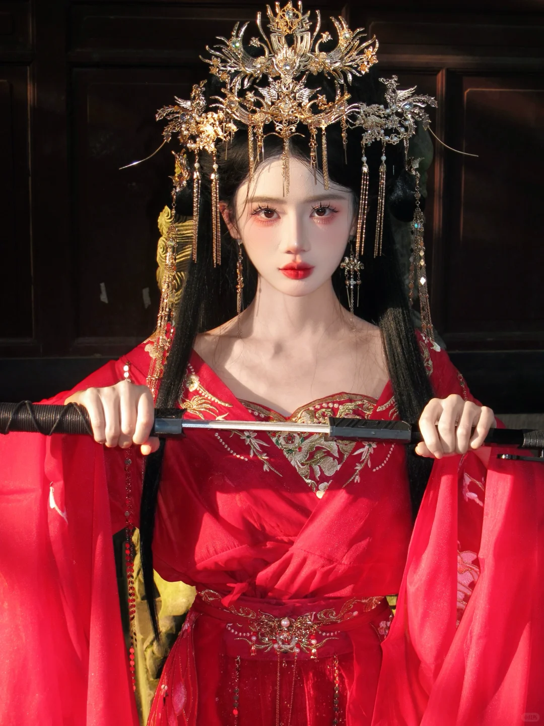 洛带妆造｜愿为她披红纱 此生共白头