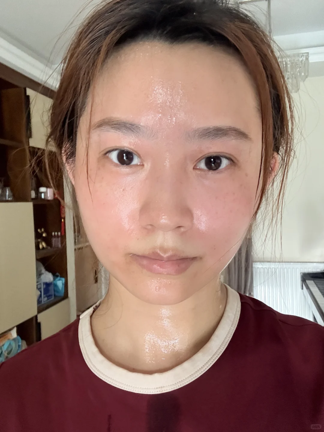 右滑看素颜对比…（别被吓到）