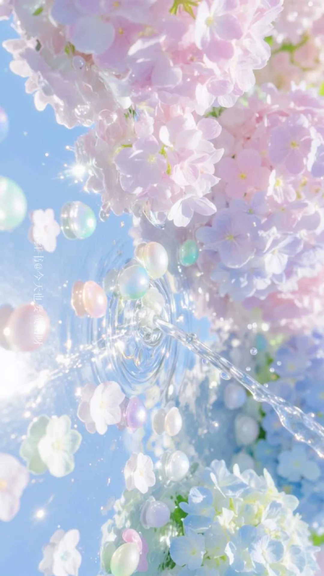 [流汗R]涟漪漫染绣球梦|电脑平板适用🌸
