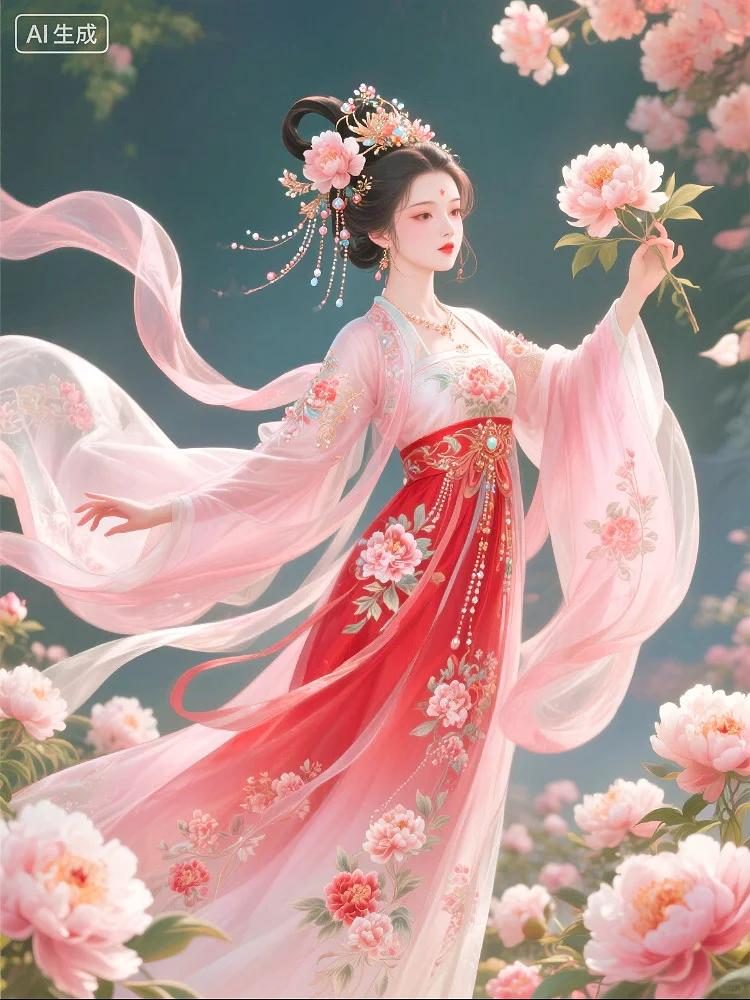穿越仙界，你是百花宫的仙女请选择你的角色