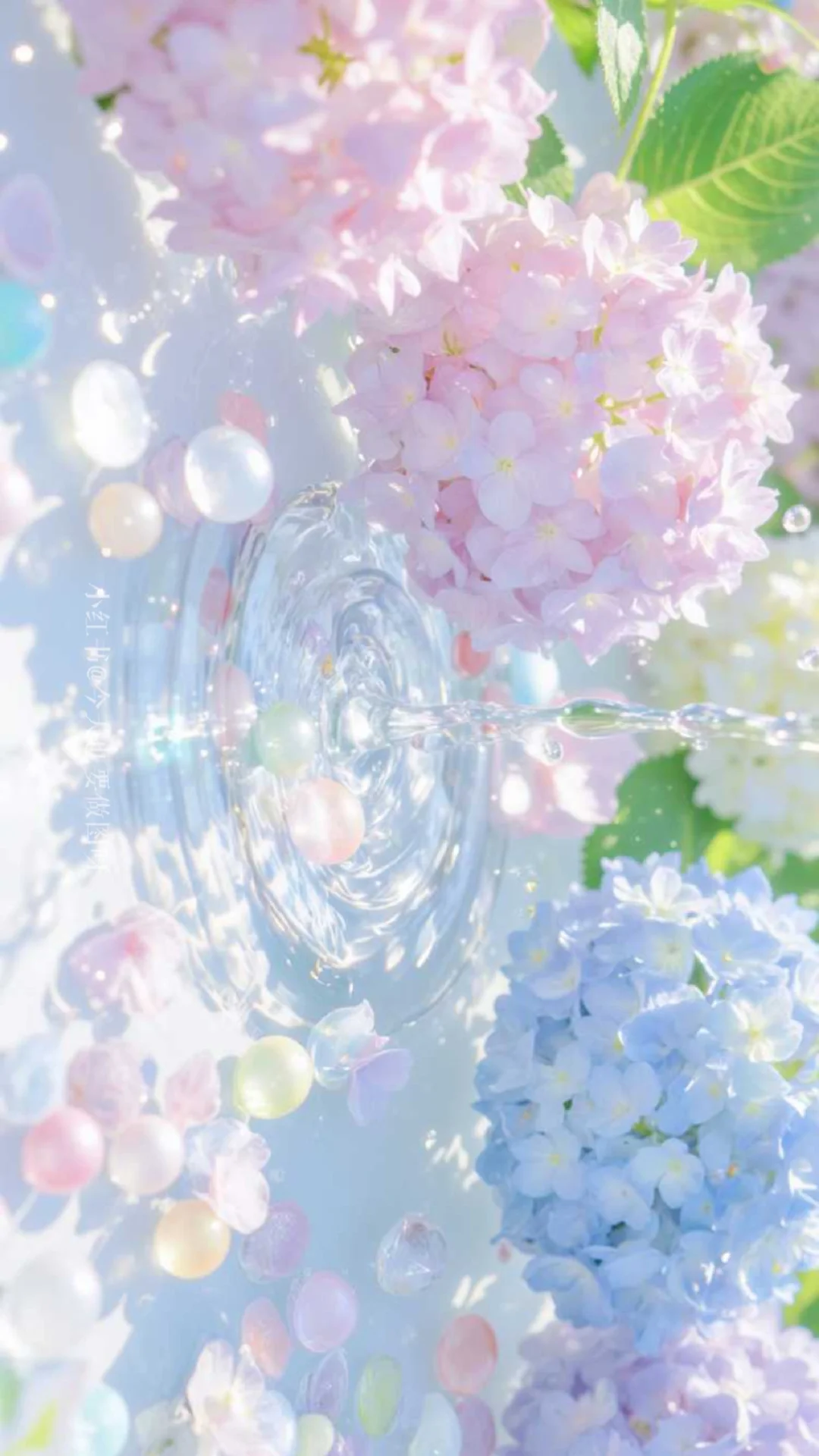 [流汗R]涟漪漫染绣球梦|电脑平板适用🌸