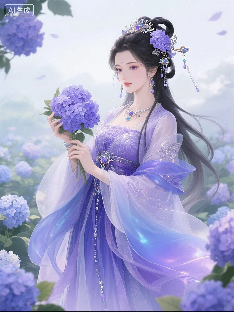 穿越仙界，你是百花宫的仙女请选择你的角色