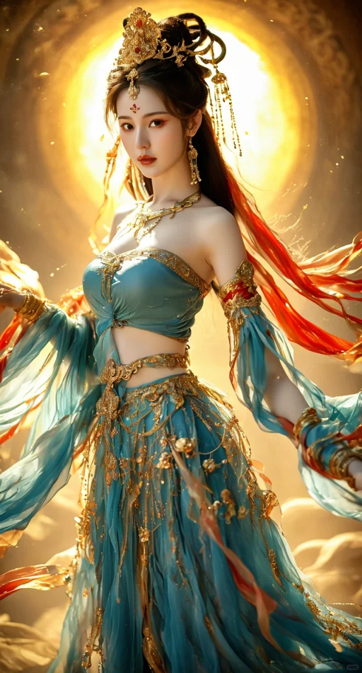 敦煌系列作品四:神女飞天合集