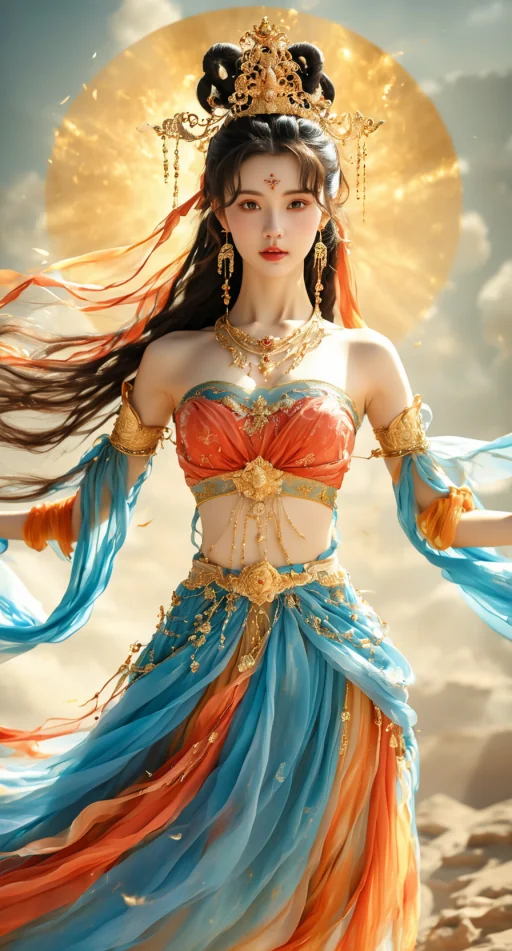 敦煌系列作品四:神女飞天合集