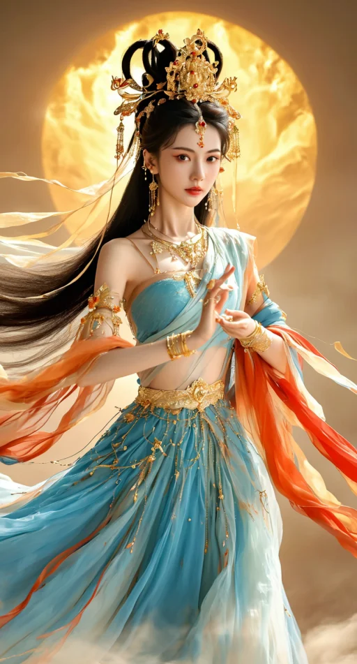 敦煌系列作品四:神女飞天合集