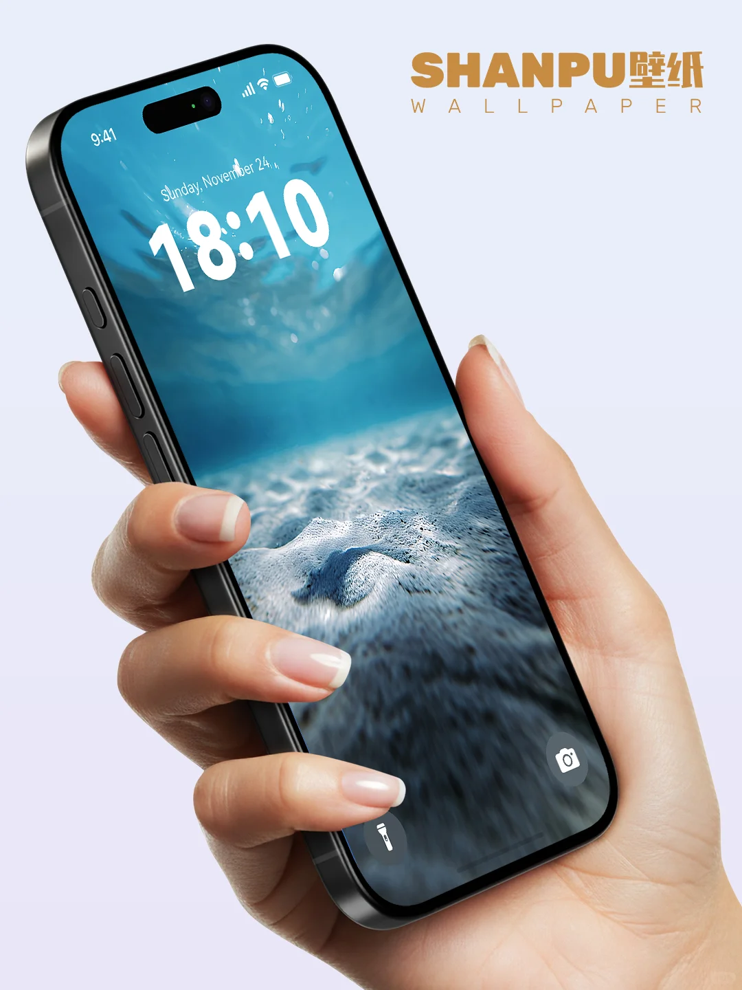 海底治愈系蓝调海底小窗