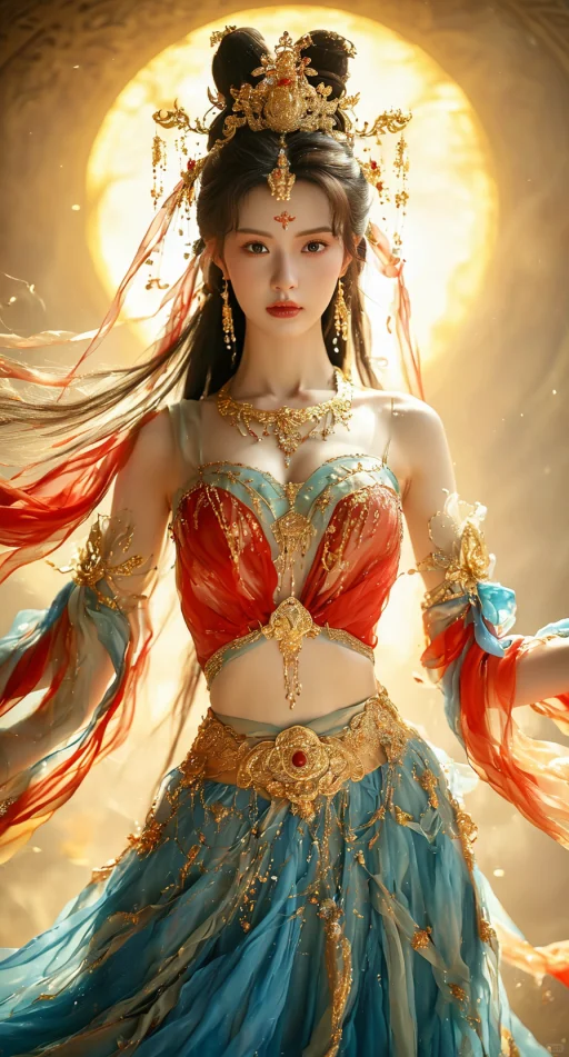 敦煌系列作品四:神女飞天合集