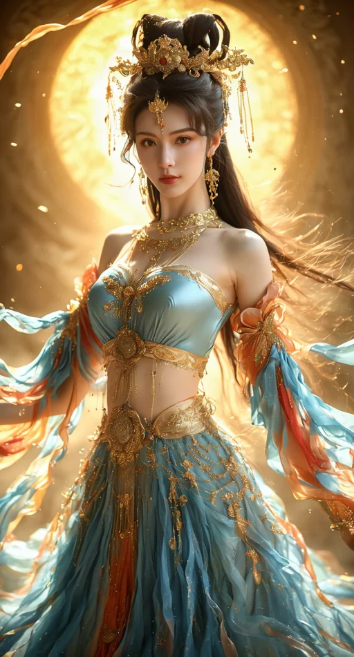 敦煌系列作品四:神女飞天合集