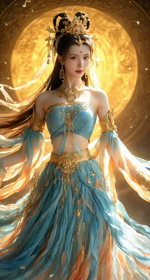 敦煌系列作品四:神女飞天合集