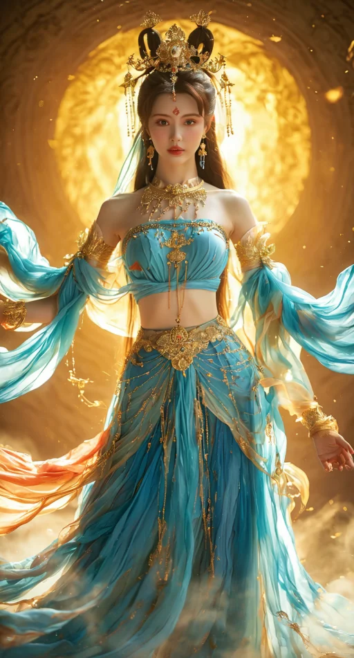 敦煌系列作品四:神女飞天合集