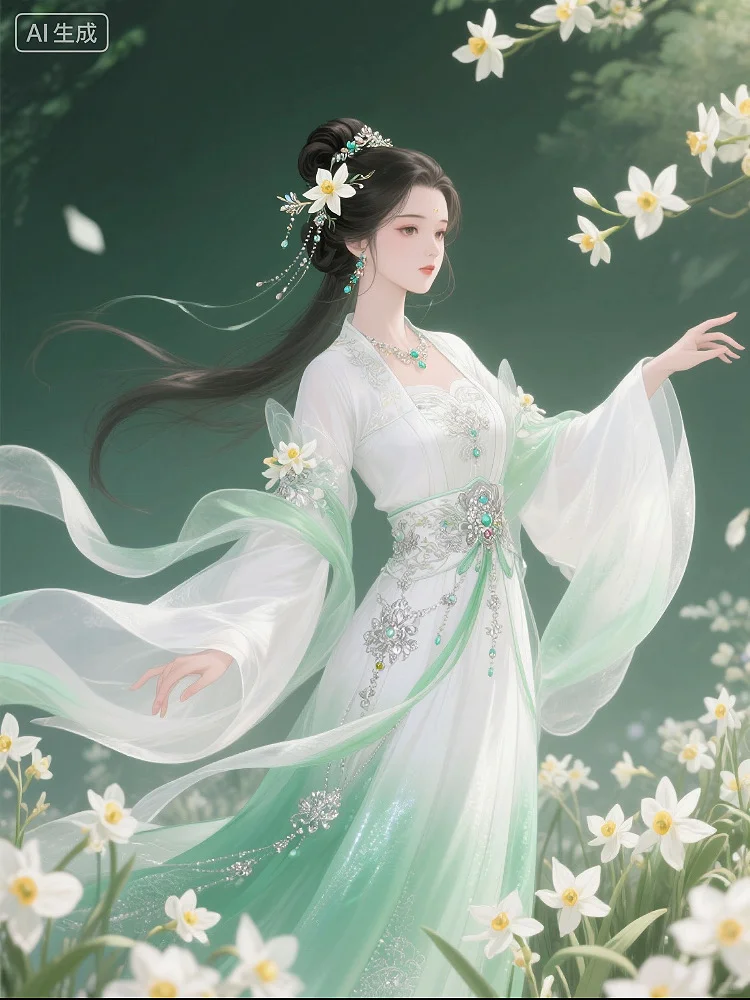 穿越仙界，你是百花宫的仙女请选择你的角色