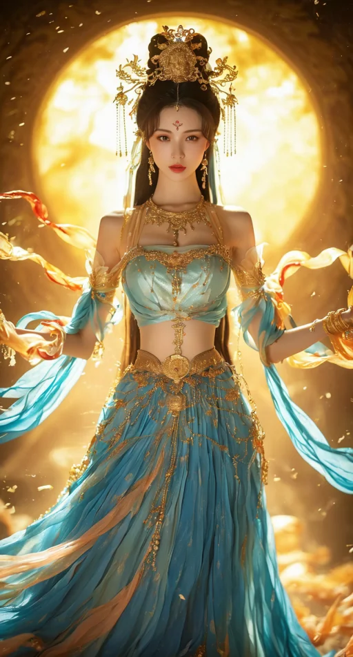 敦煌系列作品四:神女飞天合集