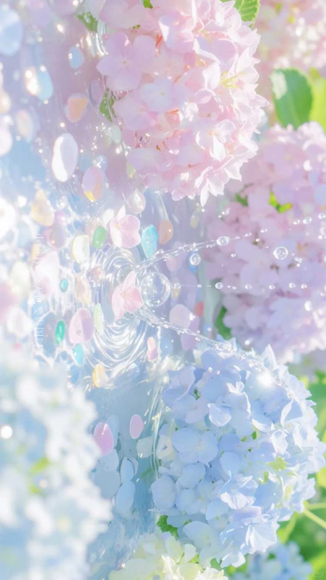 [流汗R]涟漪漫染绣球梦|电脑平板适用🌸