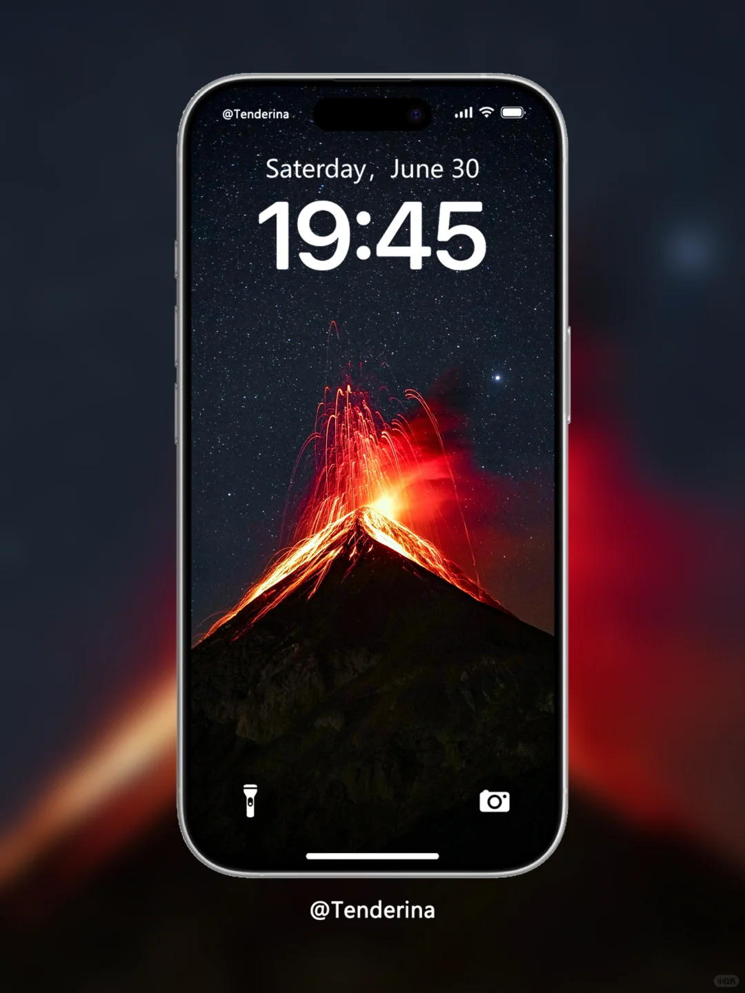 小众壁纸分享！| 火山星夜