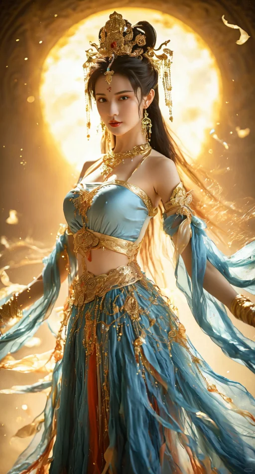 敦煌系列作品四:神女飞天合集