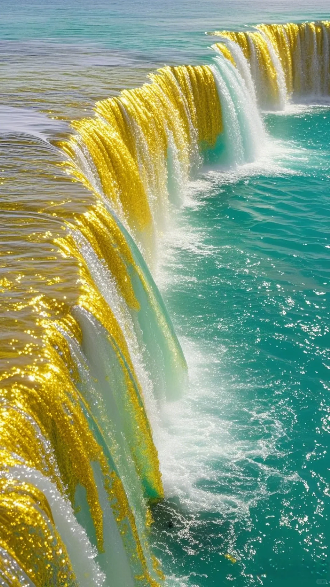 绝美吸金流水能量壁纸🌊
