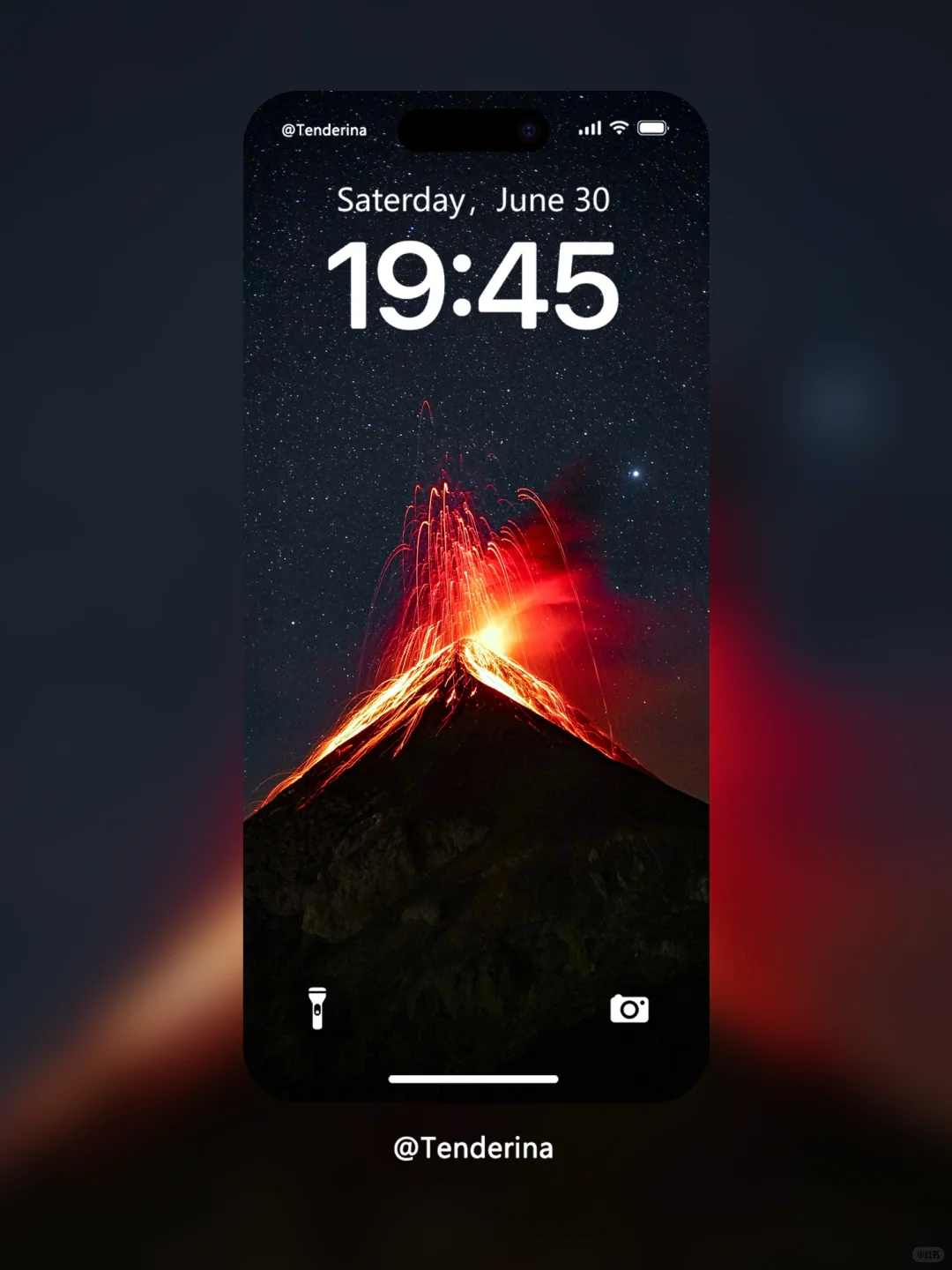 小众壁纸分享！| 火山星夜