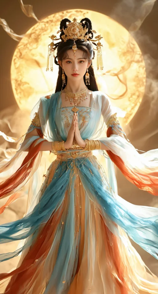 敦煌系列作品四:神女飞天合集