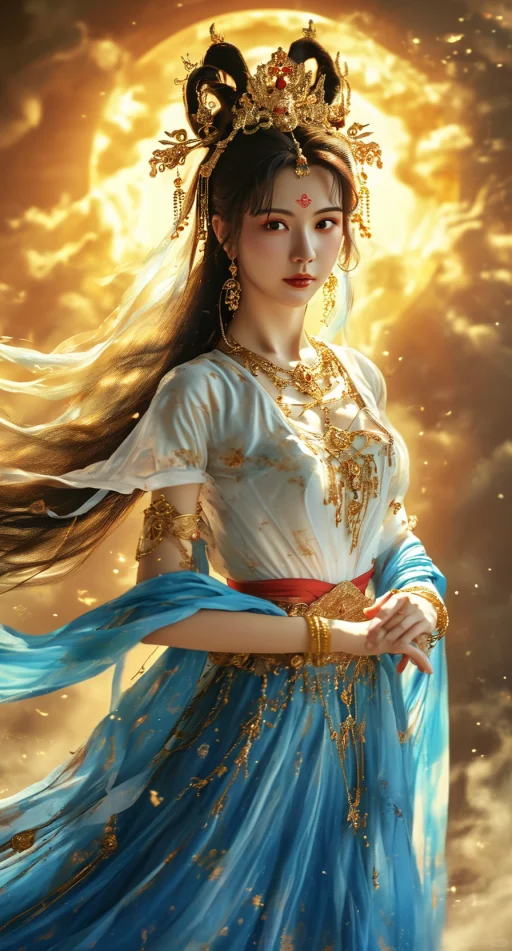 敦煌系列作品四:神女飞天合集