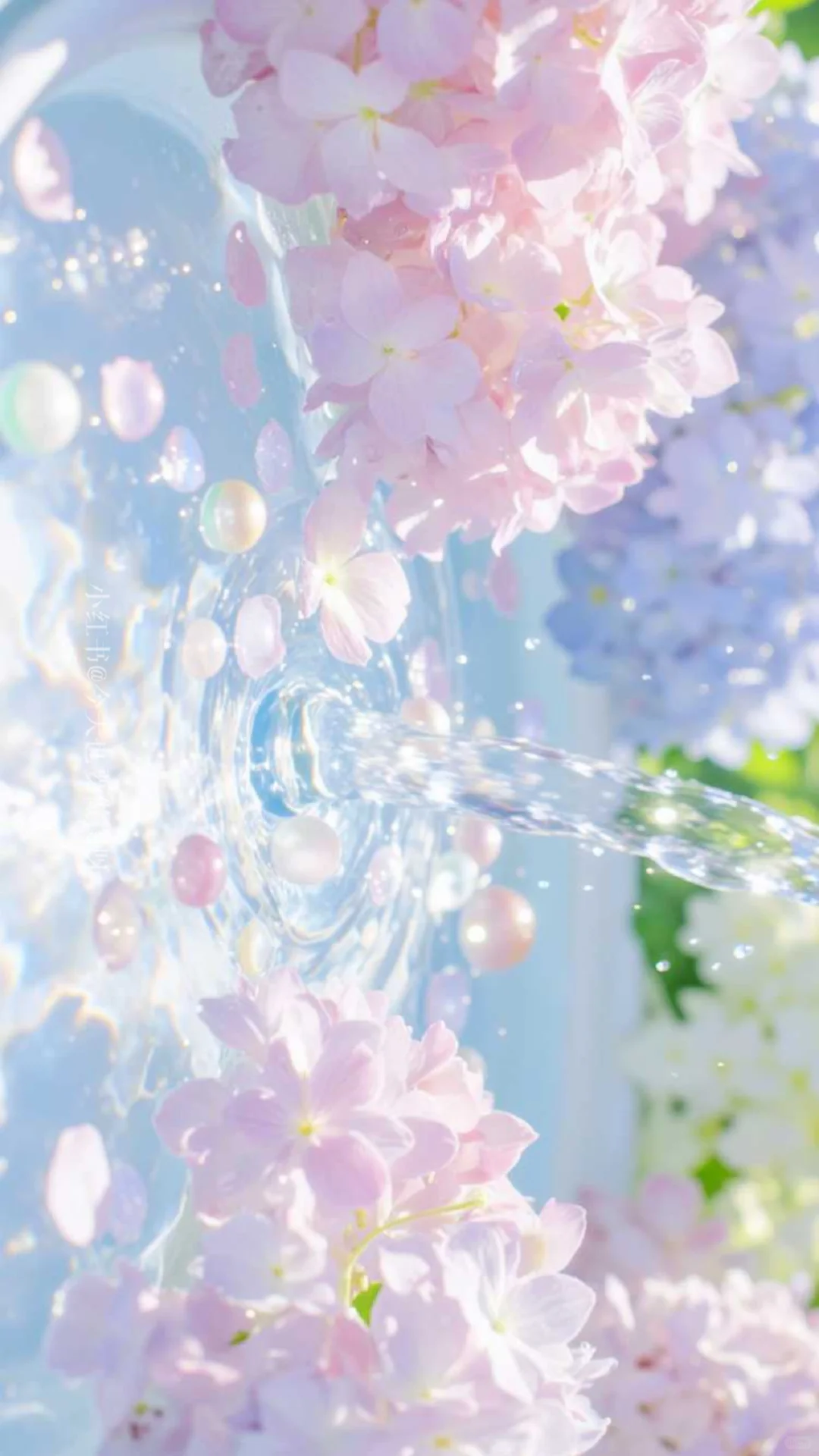 [流汗R]涟漪漫染绣球梦|电脑平板适用🌸