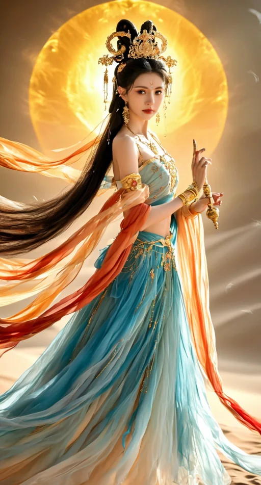 敦煌系列作品四:神女飞天合集