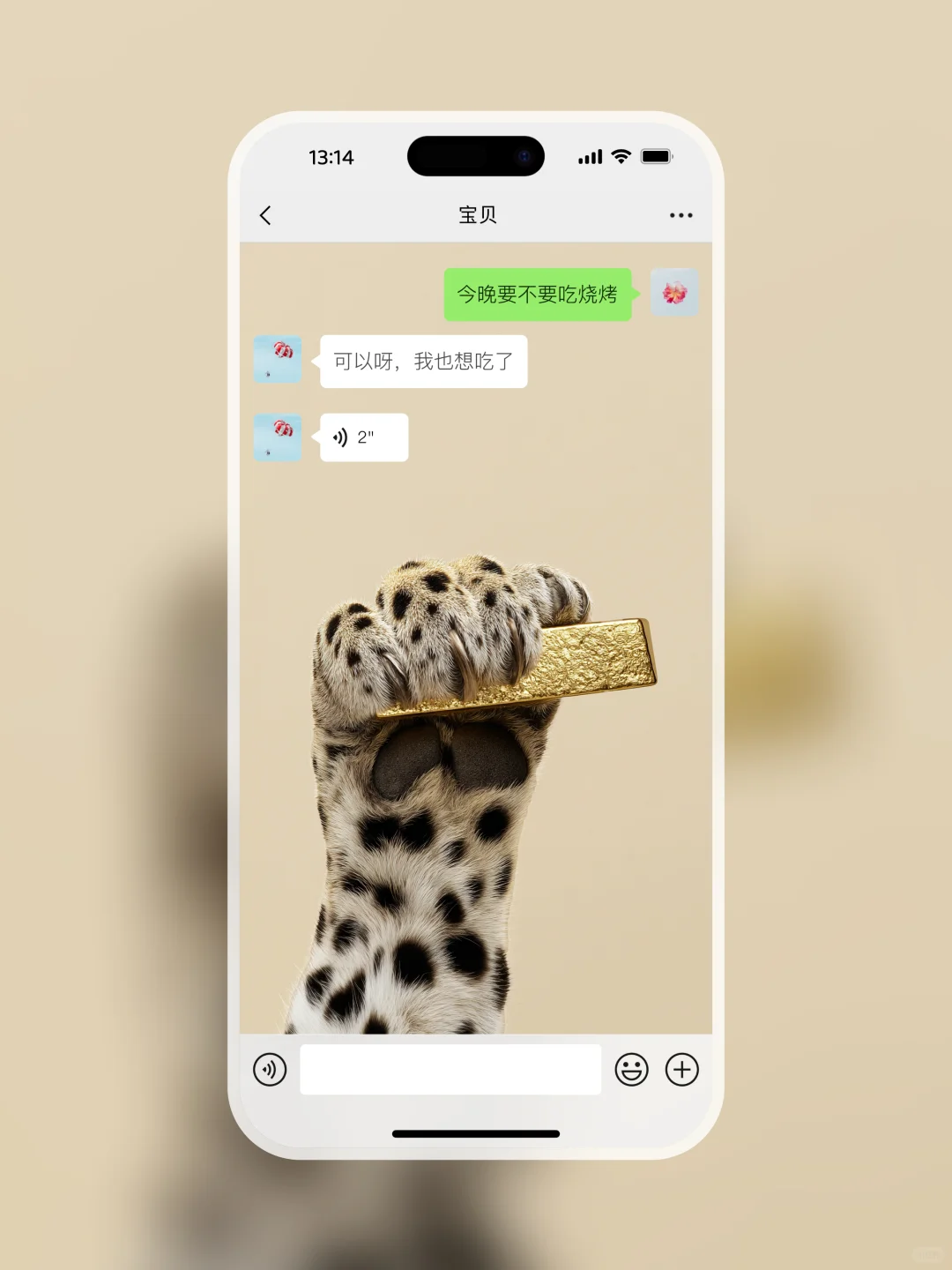 抓紧“豹”富，乐享人生，小众创意壁纸