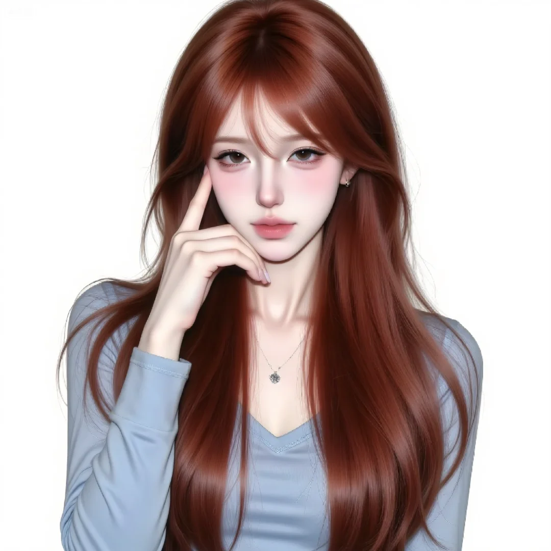 唯美女头｜红发的美