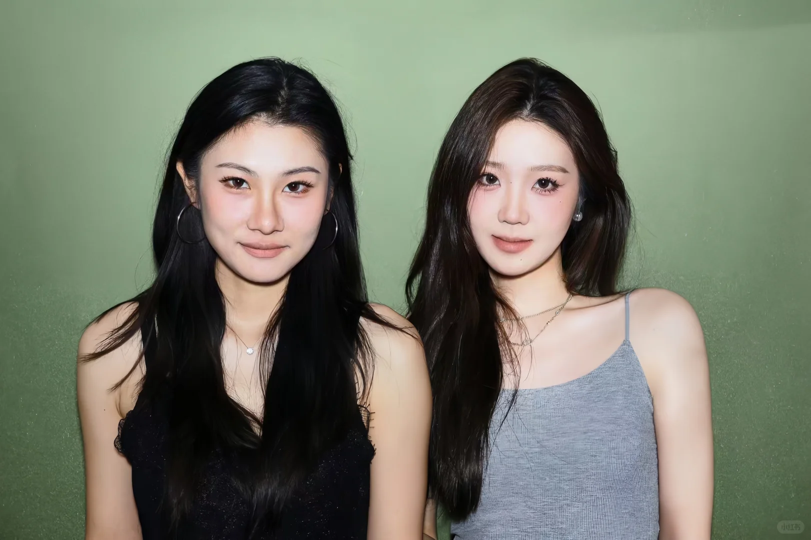 当我和朋友模仿韩女的拍照方式