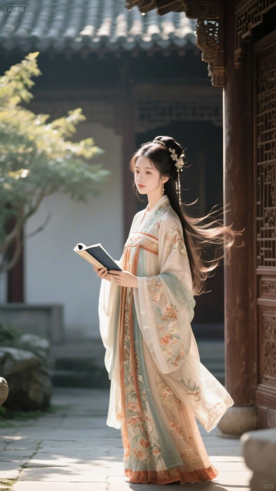 谁能不喜欢穿汉服的她啊～