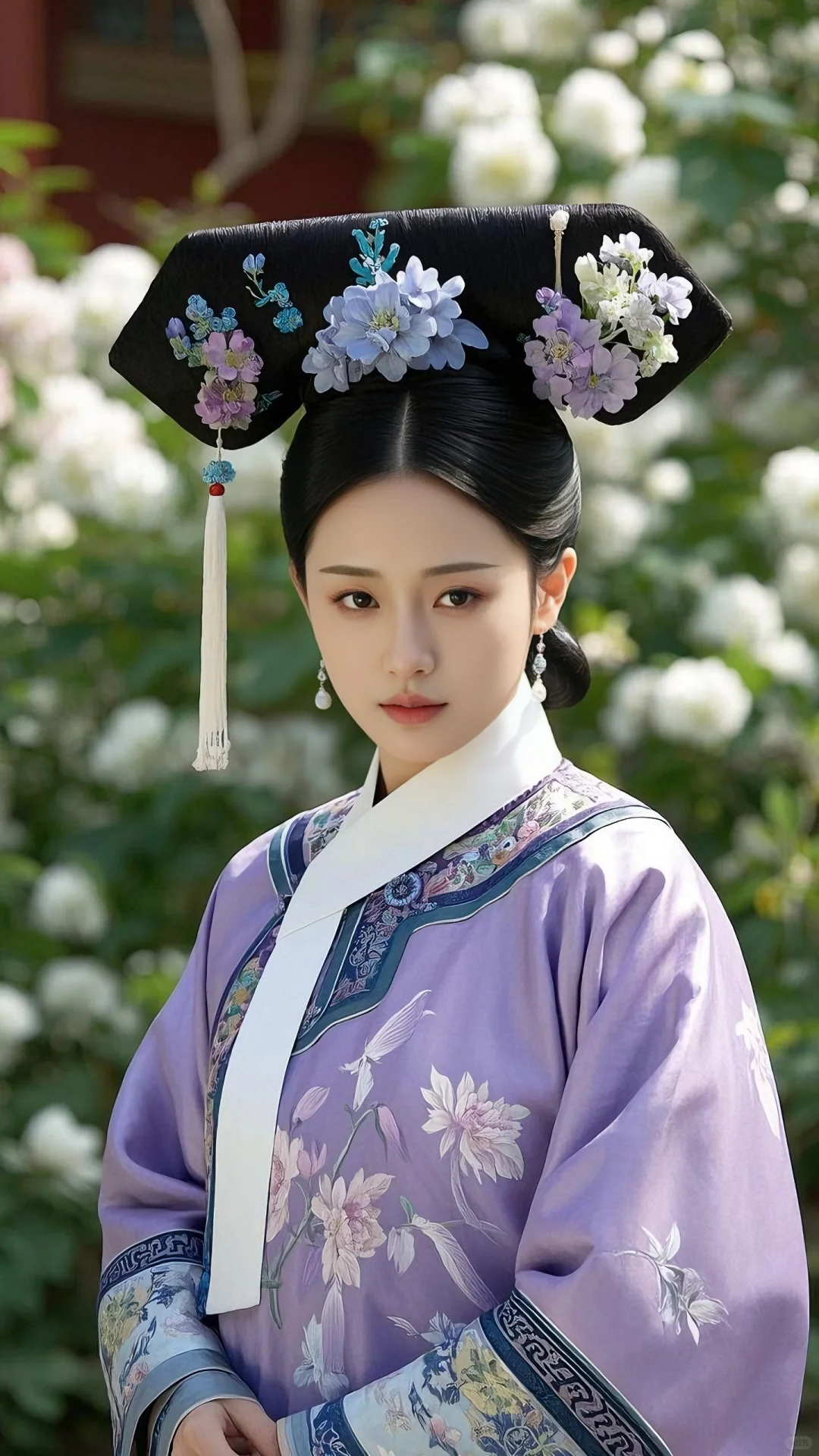 紫色系清宫娘娘簪花🌺（52）