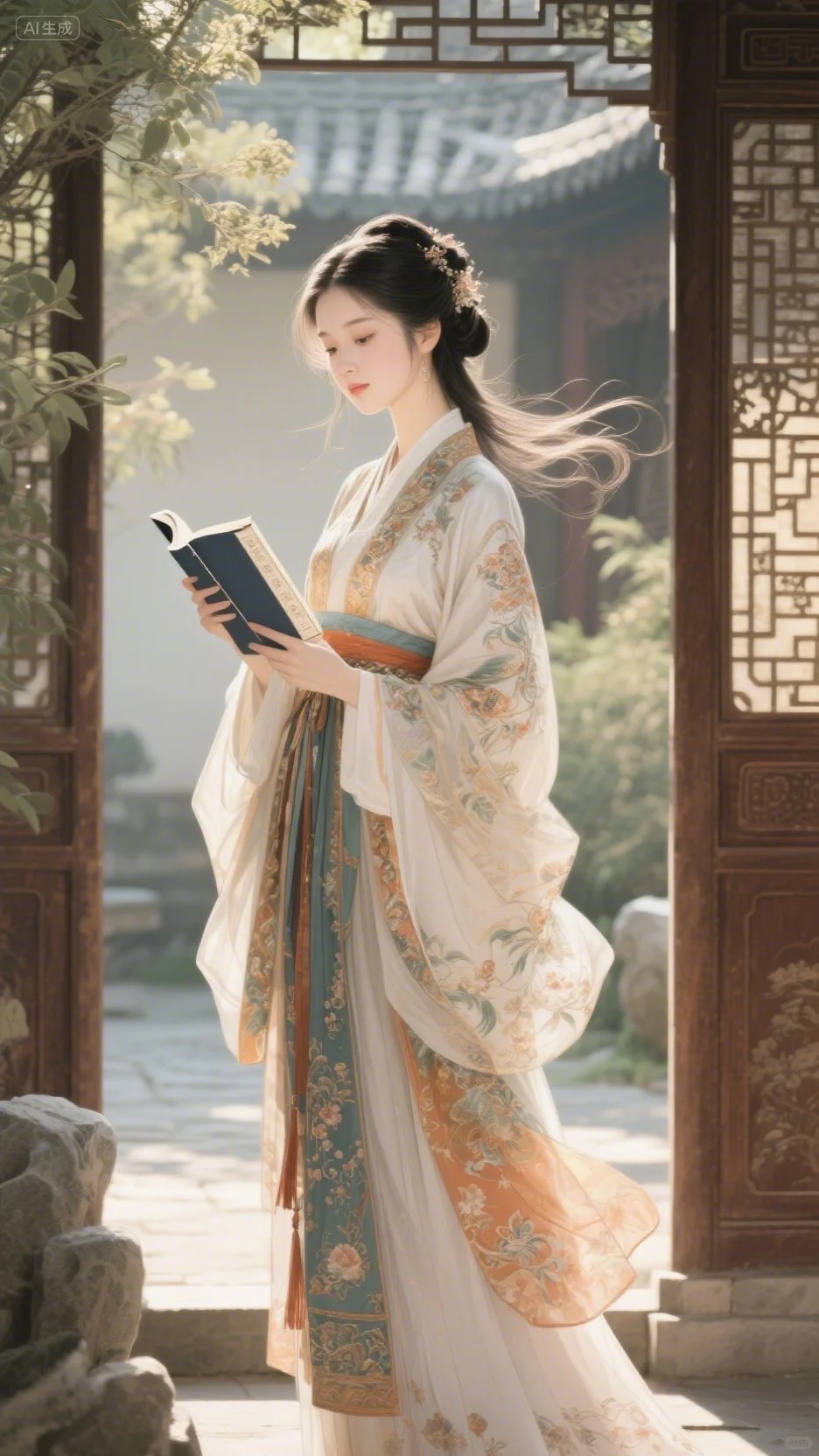 谁能不喜欢穿汉服的她啊～