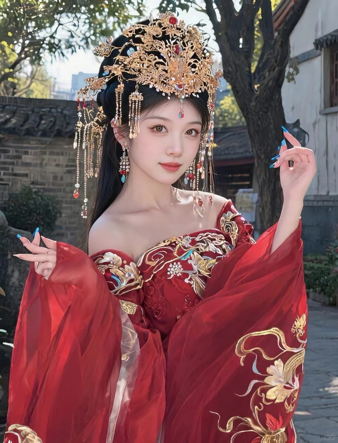 红尘倾明月，红色系真的封神！