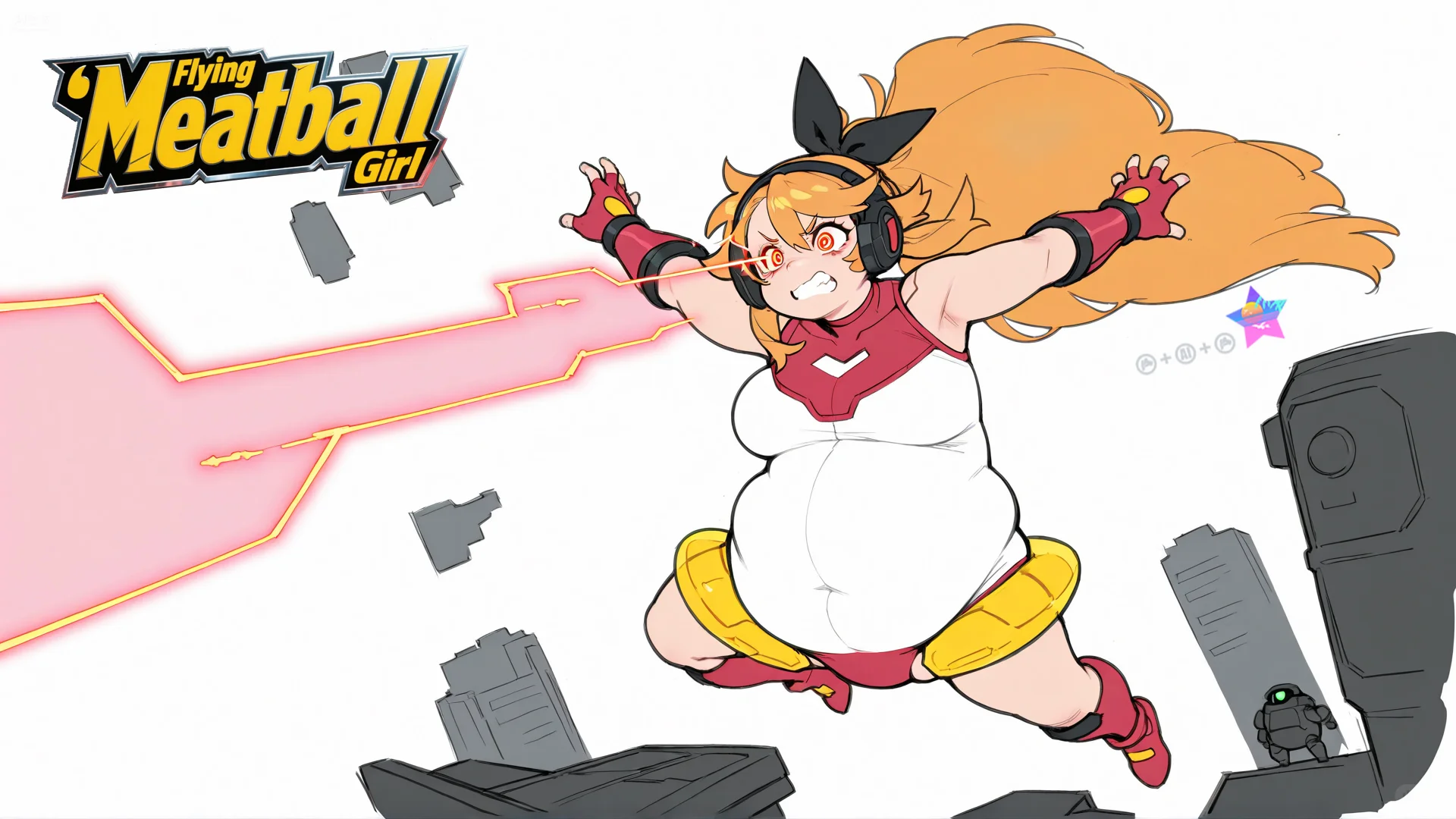 创意角色_飞天肉弹女🥩