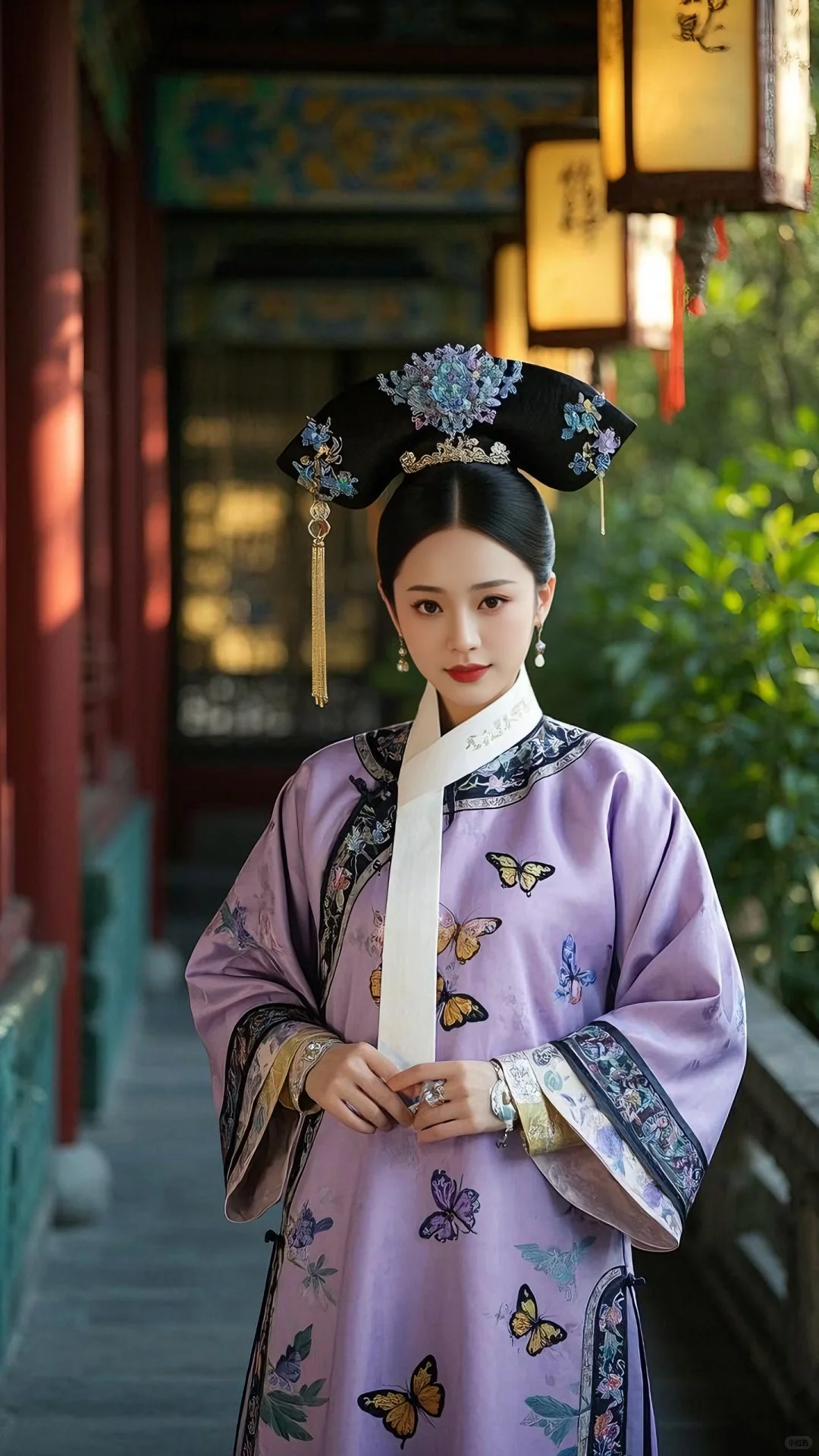 紫色系清宫娘娘簪花🌺（52）