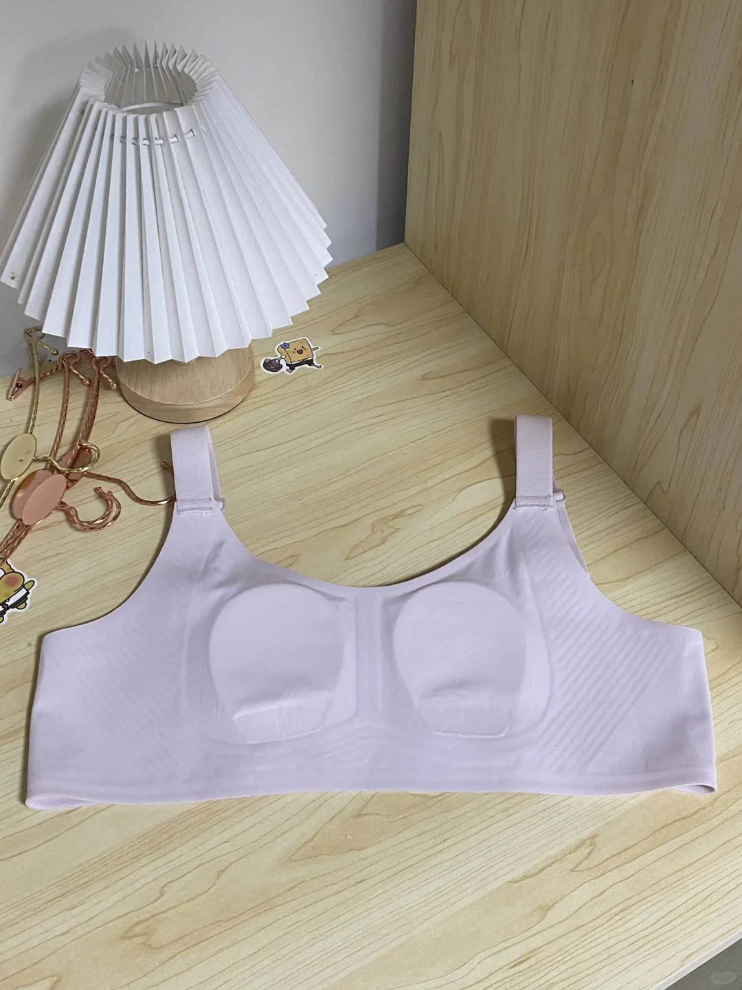 大胸显小内衣出浅紫粉了！纯live图分享