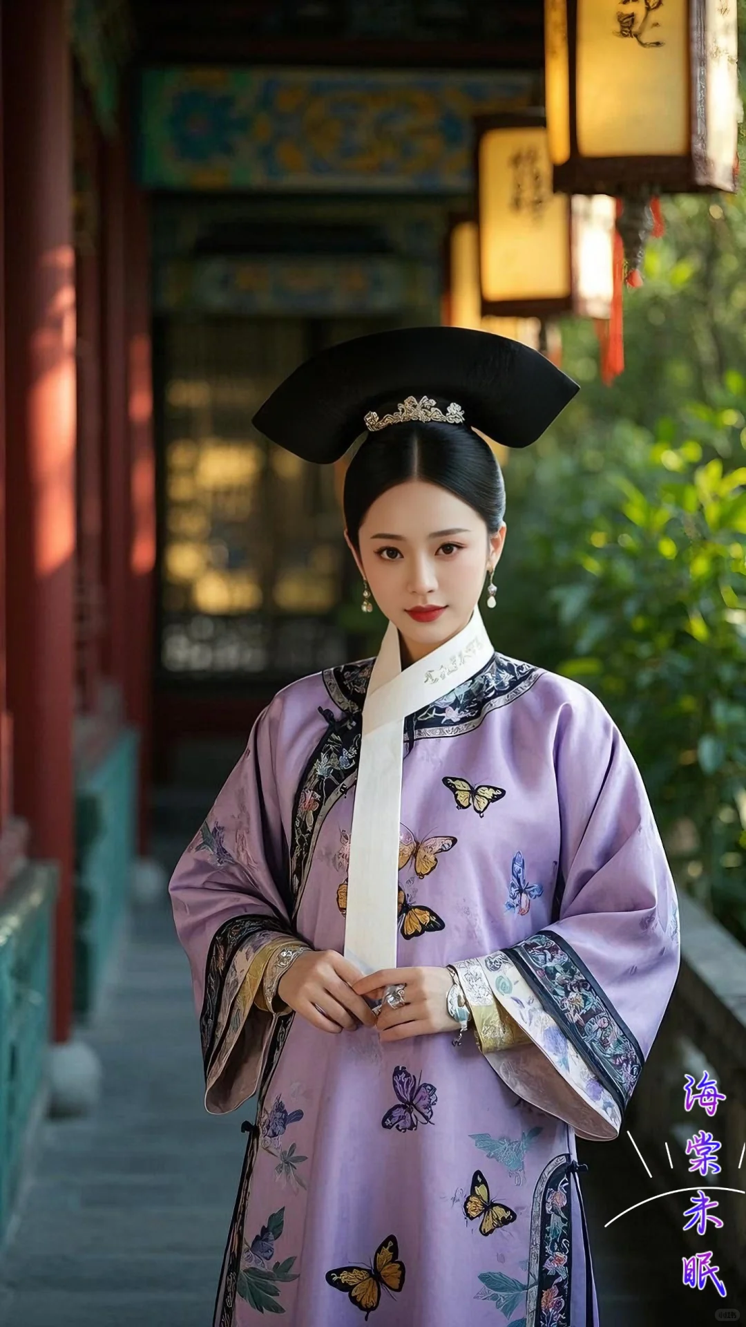 紫色系清宫娘娘簪花🌺（52）