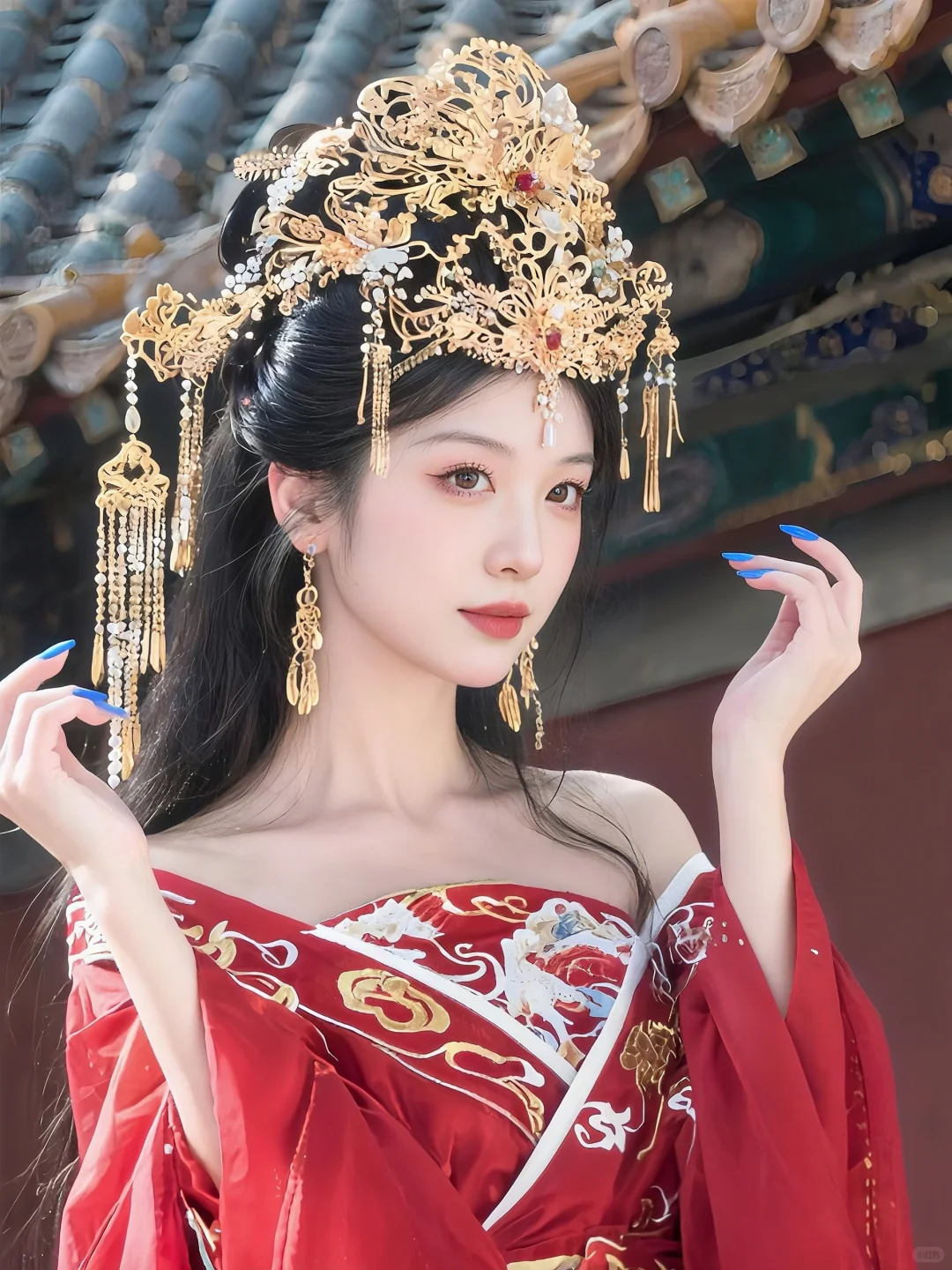 红尘倾明月，红色系真的封神！