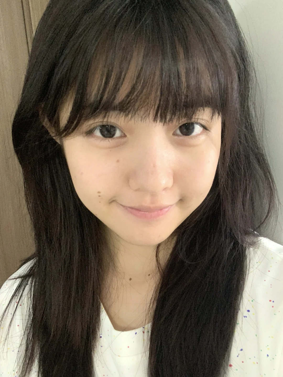 真实的素面朝天的我
