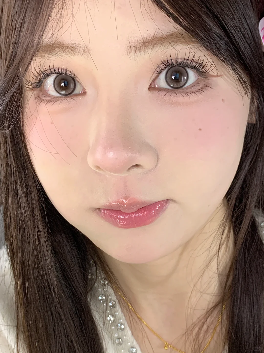 原相机怼脸 这个妆容出门被夸好几次，太嫩惹