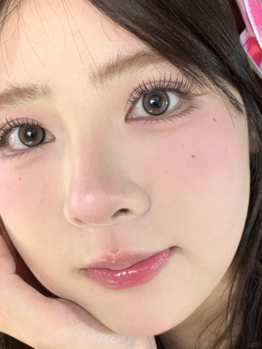 原相机怼脸 这个妆容出门被夸好几次，太嫩惹