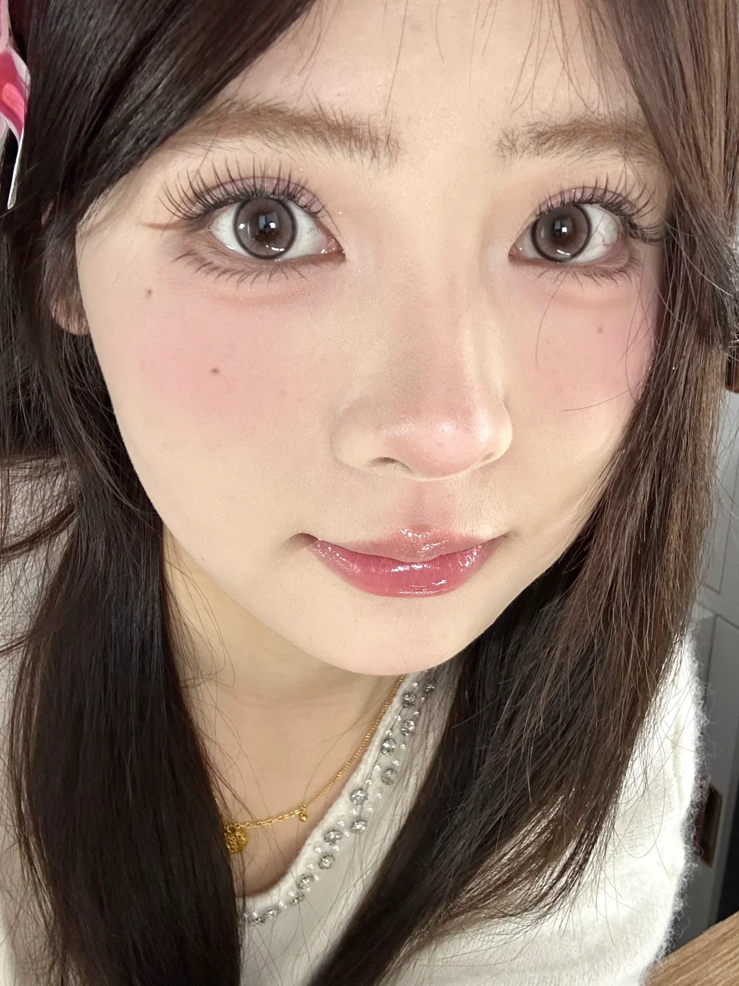 原相机怼脸 这个妆容出门被夸好几次，太嫩惹