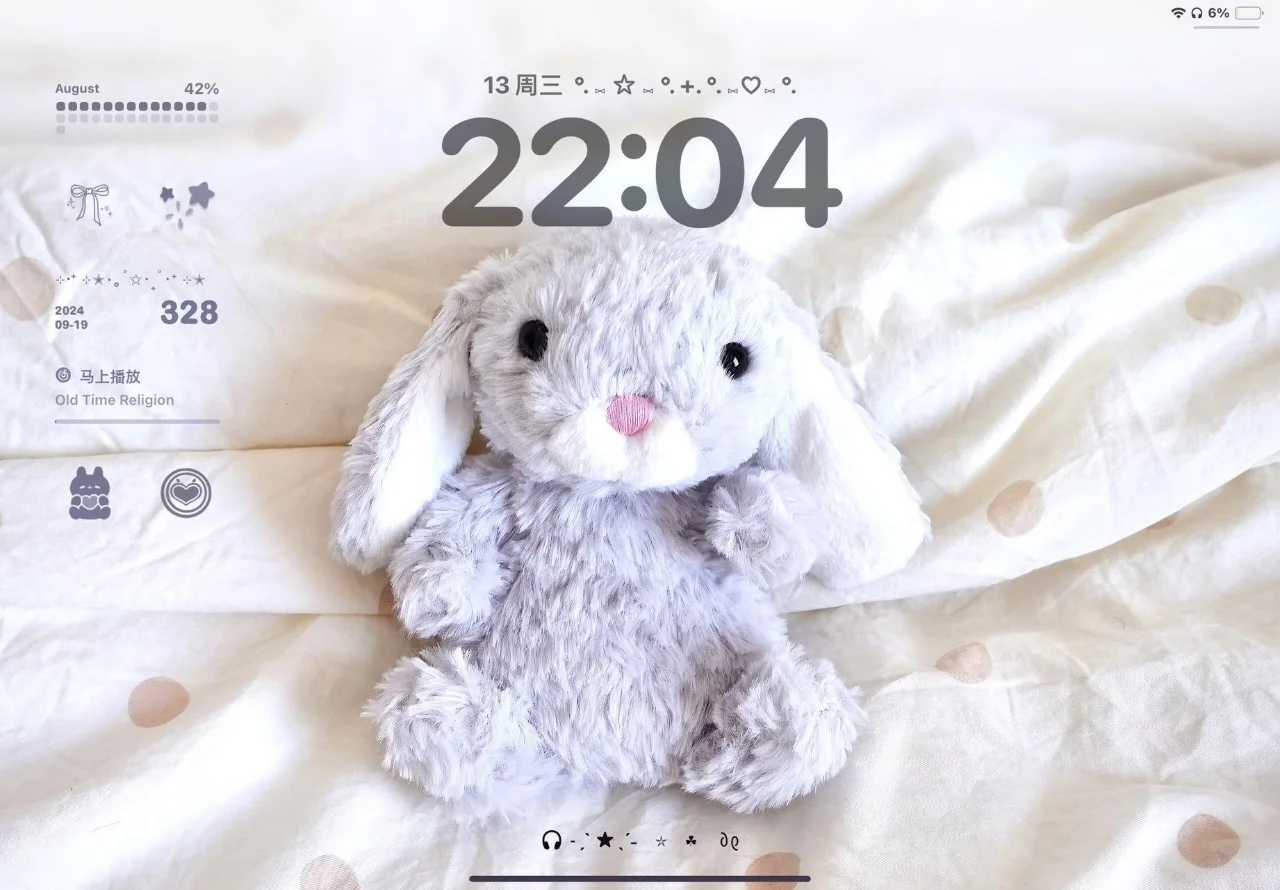 yummy 🐰iPad壁纸₊˚⋆♡̷☆₊