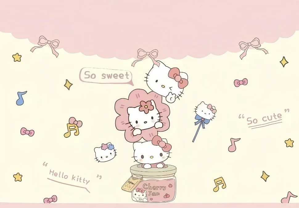 kitty花花ipad壁纸