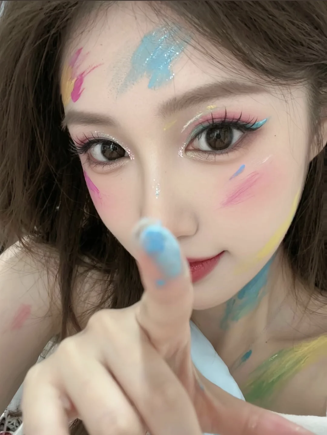 好喜欢我的化妆！彩色风🎨