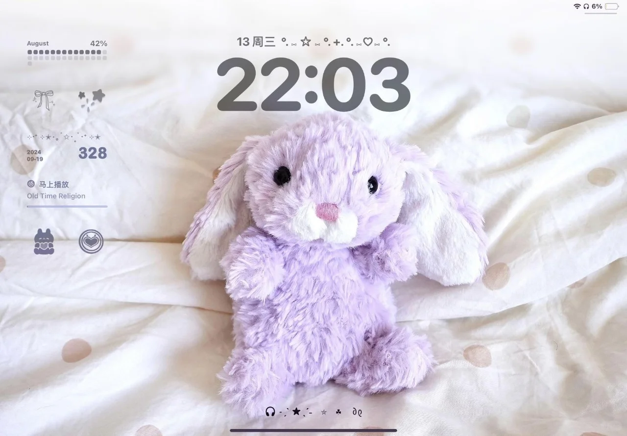 yummy 🐰iPad壁纸₊˚⋆♡̷☆₊