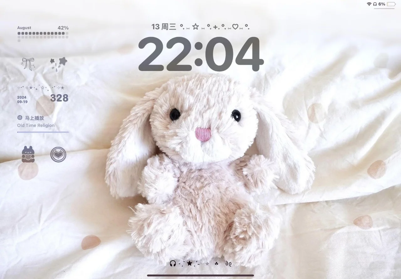 yummy 🐰iPad壁纸₊˚⋆♡̷☆₊