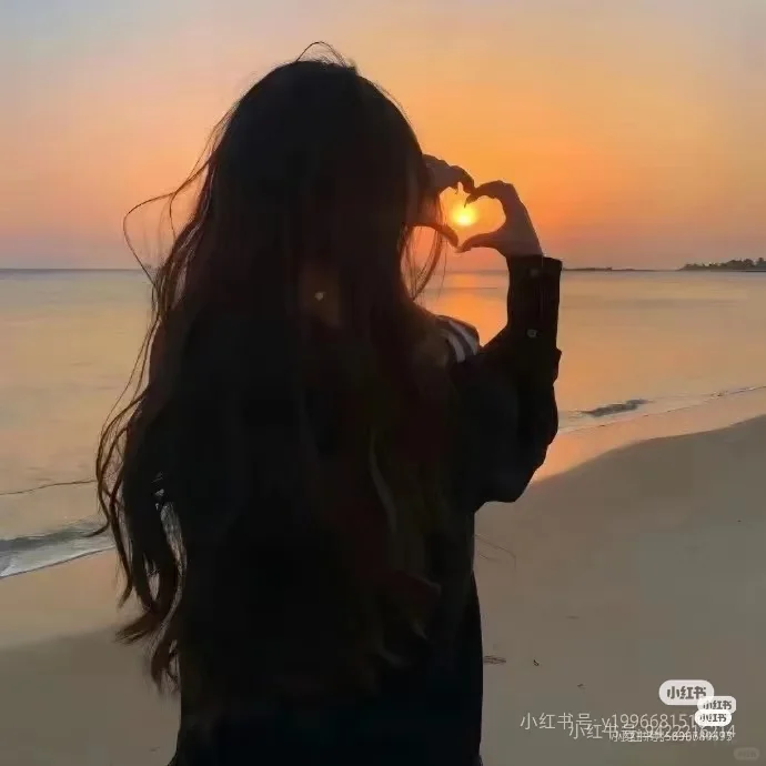 超强好看的夕阳女头像