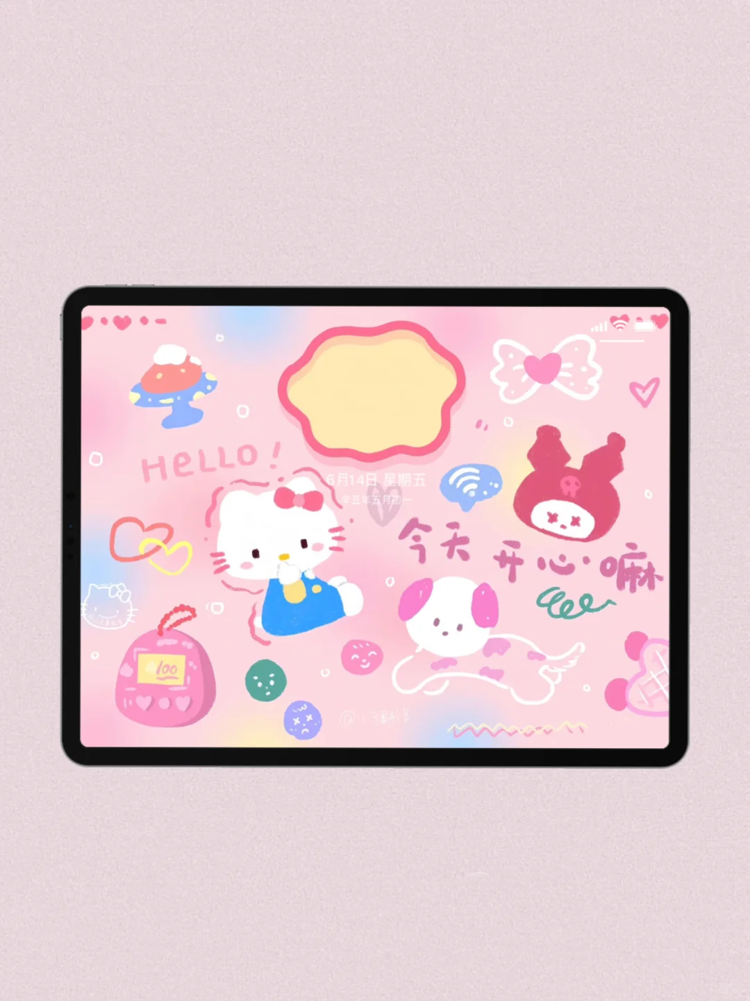 ipad壁纸｜谁的平板壁纸这么可爱